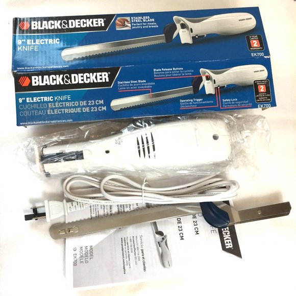 Black and Decker 9'' Electric Carving Knife EK700 NWT - Picture 2 of 12